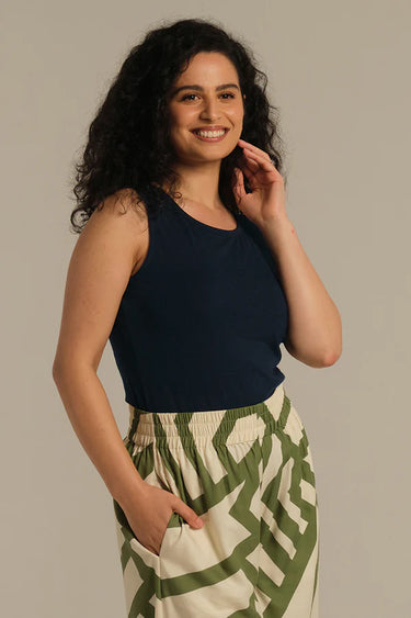 Organic Bamboo Bobby Maternity Singlet Tank Top from Bamboo Body maternity store australia